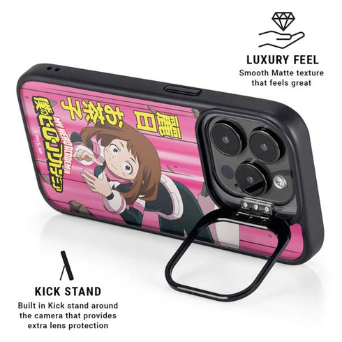 My Hero Academia Ochaco Uraraka Season 4 iPhone 14 Pro Kickstand Case